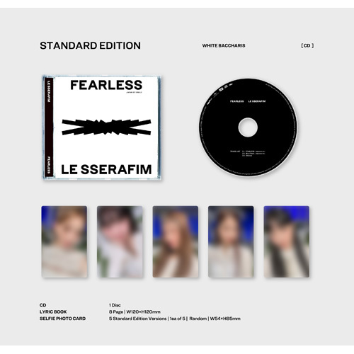 LE SSERAFIM / FEARLESS【通常盤・初回プレス】【CD MAXI】