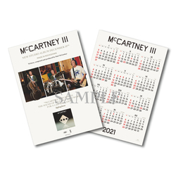 ポール・マッカートニー / マッカートニーⅢ / 2021年カレンダー
