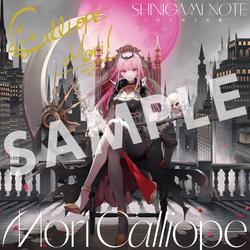 Mori Calliope / SHINIGAMI NOTE / 複製サイン入りジャケットカード（初回限定LPサイズ盤絵柄）