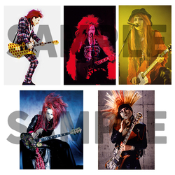 hide / REPSYCLE～hide 60th Anniversary Special Box～ /  A4サイズ・クリアポスター(5枚セット)