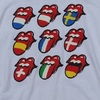 ザ・ローリング・ストーンズ / The Rolling Stones No Filter Tongue Flags LS Tee【Tシャツ】【白】【S/M/L/XL】