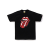 ザ・ローリング・ストーンズ / A Bathing Ape Camo Tongue S/S Tee【Black】