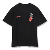 ザ・ローリング・ストーンズ / RS No,9 Harajuku The Rolling Stones Tradman's Collabed Tee【Black】