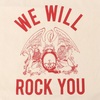 クイーン / Queen We Will Rock You Tote (トートバッグ / ナチュラル)